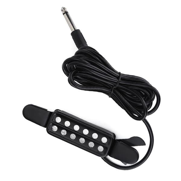 12 Lydhull Magnetisk Pickup Transduser for Akustisk Gitar Tilbehør