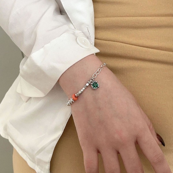 Armband 925 Silversmycken Zirkon Modesmycken Ac8150