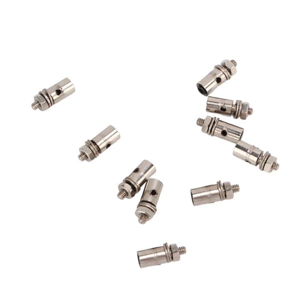10 st 1,3 mm Servo Push Rod Connector Justerbar Länkage Stopp