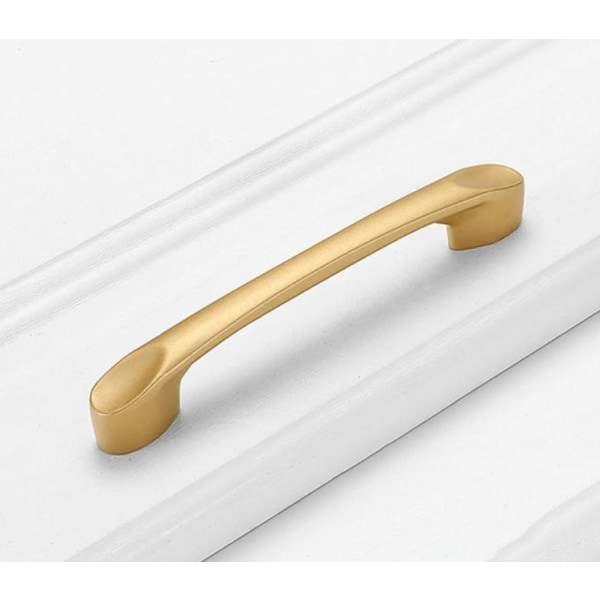 M 96*133 sandguld skabshåndtag, skuffehåndtag af aluminiumslegering skuffehåndtag, enkelthuls skabshardwarehåndtagGrouop