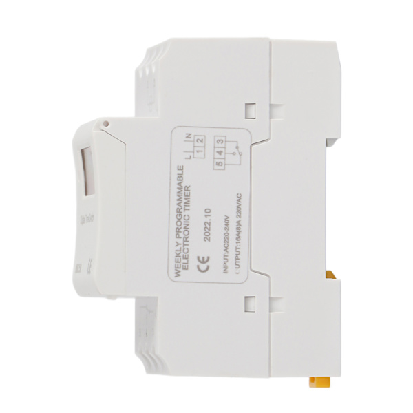 Digital LCD Timer Switch AHC15A AC220V-240V Industriell Spårtyp Kontrolltimer