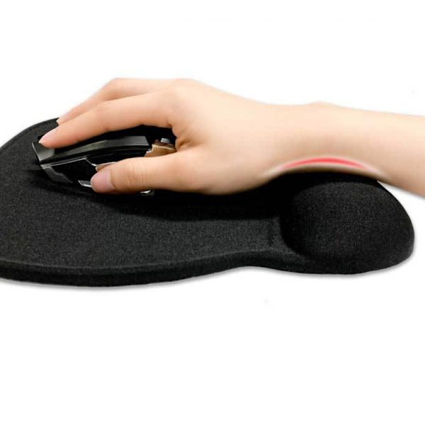 Memory Foam handledsmusmatta (ren svart)