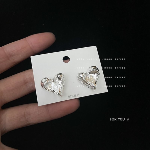 Örhängen Vintage Heart Stud Modesmycken Ac7945 C81