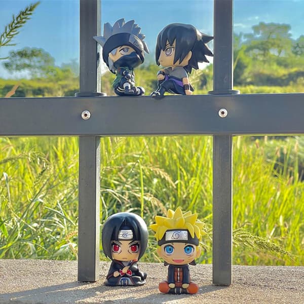 Anime Q Version PVC Action Figur Modell Leksak Samling Docka Present till Barn