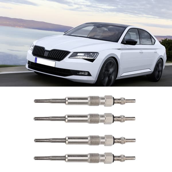 4 stk. N10591602 Diesel Varmelegeme Gløderør Kit Passer til Audi / Chrysler / Skoda