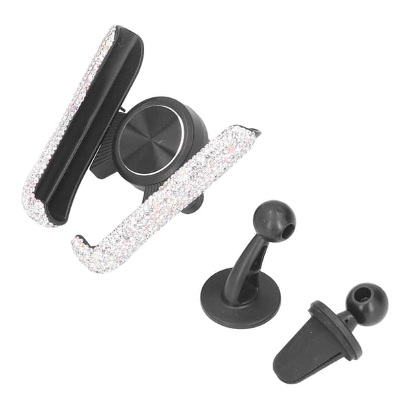 Universal Justerbar Biltelefonholder Cradle Mount til Kvinder Piger Hvid