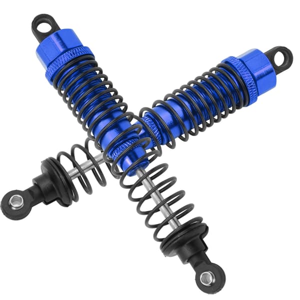 2 stk. 108 mm blå metal støddæmper til Traxxas Slash 2WD RC bil opgraderingsdele