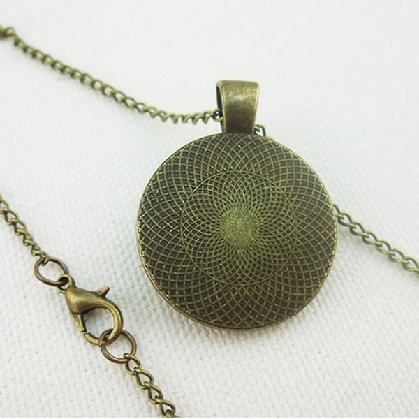 Elf Mega Stone Halsband Glashalsband, handgjorda Bronze
