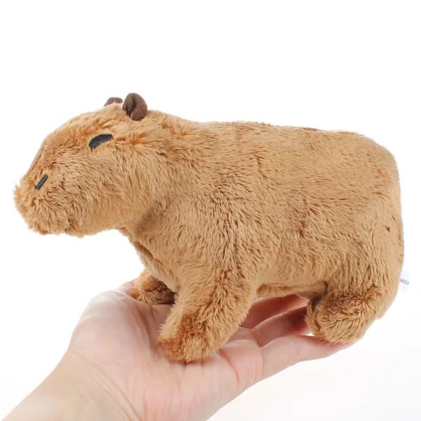 Simulering Capybara Plush Doll-Brown 20cm