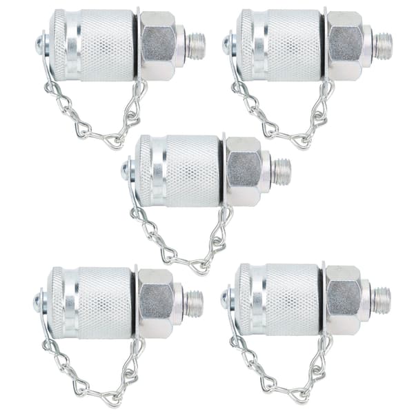 Hydraulisk testadapter 5-delars set PT PPTM8x1 gängad koppling tryckmätning