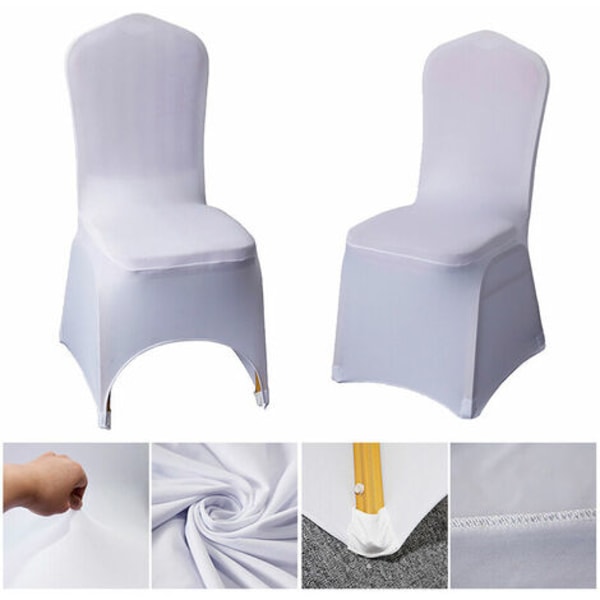 Päällinen cover häätuolin cover cover käsivarrettomille tuoleille Polyesteri ja elastaani elastinen iltaosa