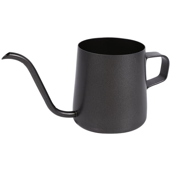 Sort rustfrit stål Svanhals Hæld Over Kaffekedel 250 ml
