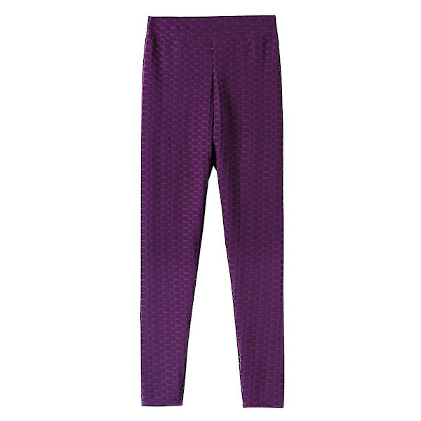 Naisten korkeavyötäröiset superjoustavat leggingsit Purple L