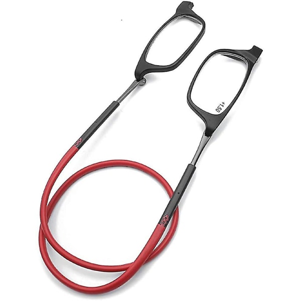 Bærbare læsebriller med magnetisk hængende hals