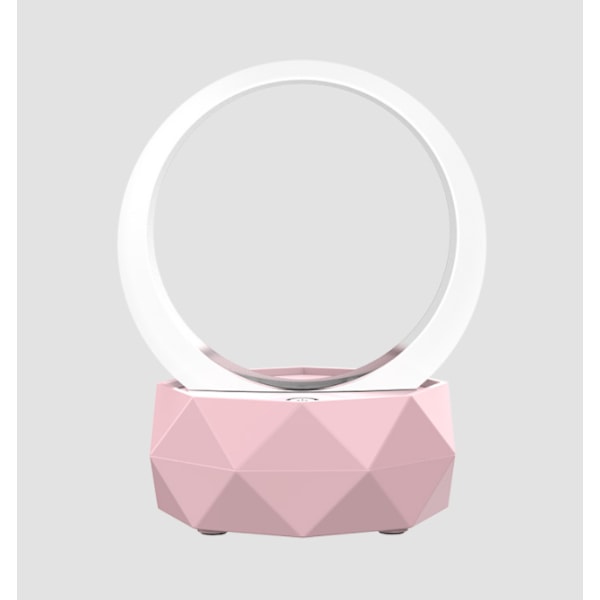 Nattljus bluetooth högtalare, smart trådlös färgglad bluetooth högtalare för hemmet (rosa),