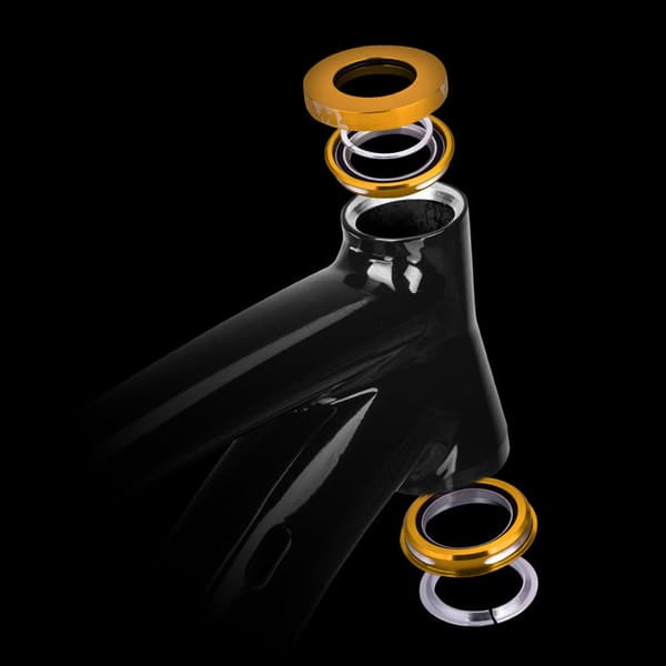 MEIJUN 44mm Cykel Electroplating Internt Förseglat Lager Headset (Gyllene)