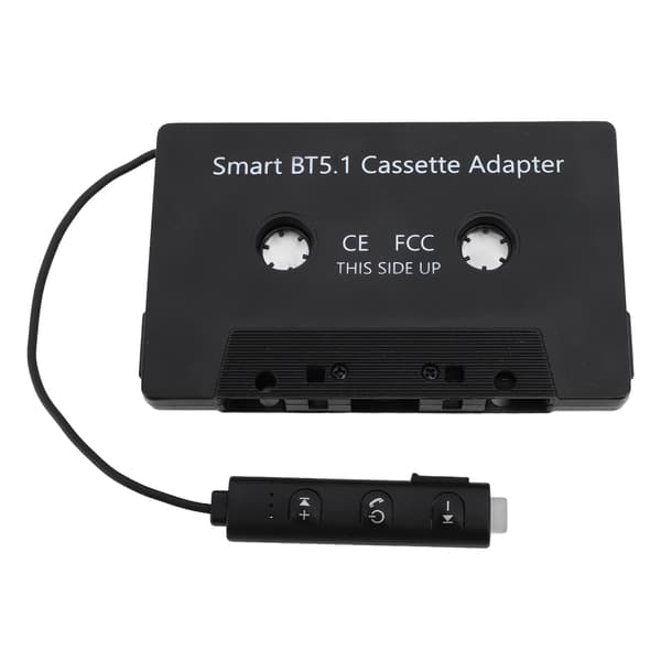 Bluetooth 5.1 Kassette til AUX Adapter Trådløs Bil Lastbil Audio Konverter DC 5V