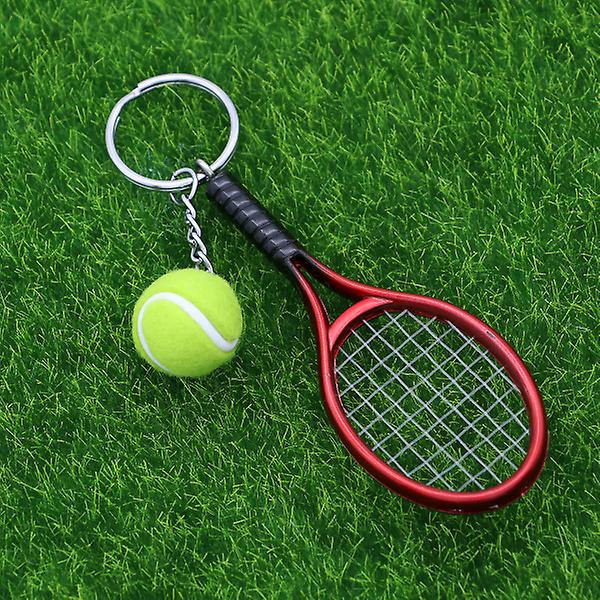 Mini Tennismaila Avaimenperä Avaimenperä Koru Tennispallo Avaimenperä Autolaukku Riipus Avaimenperä Lahja (satunnainen väri)
