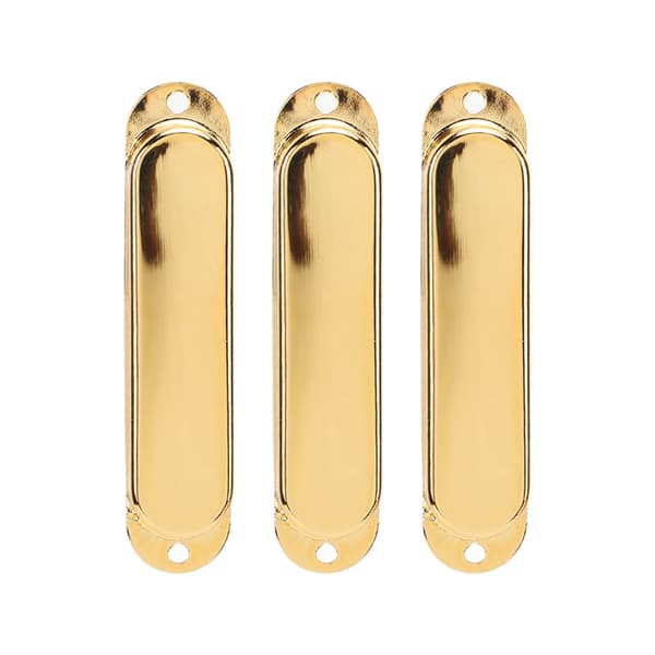 3 st Guld Koppar Elektrisk Gitarr Single Coil Pickup Skydd Set