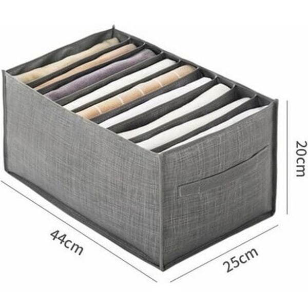 Kartokner 6 delar skjorta låda Organizer för kläder Non-Woven Bärbar förvaringslåda, hopfällbart fack Garderob Organi