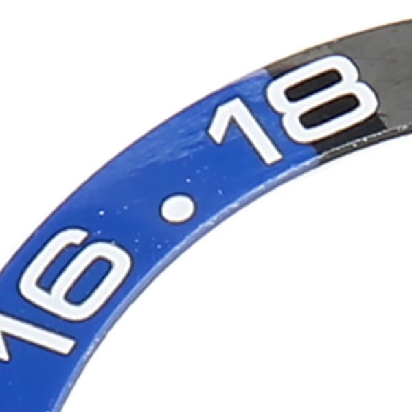 40 mm keramisk urindsats bezel udskiftningsdele sort blå