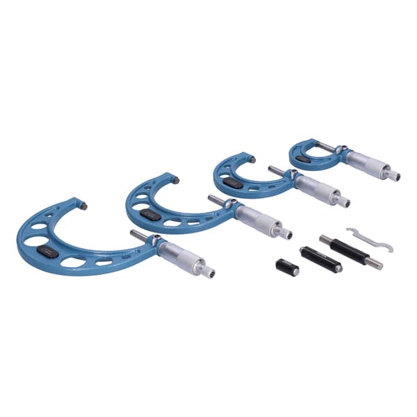 Högprecision 4:e generationens extern mikrometer metallmätverktygssats 25mm 50mm 75mm 100mm 0.01mm