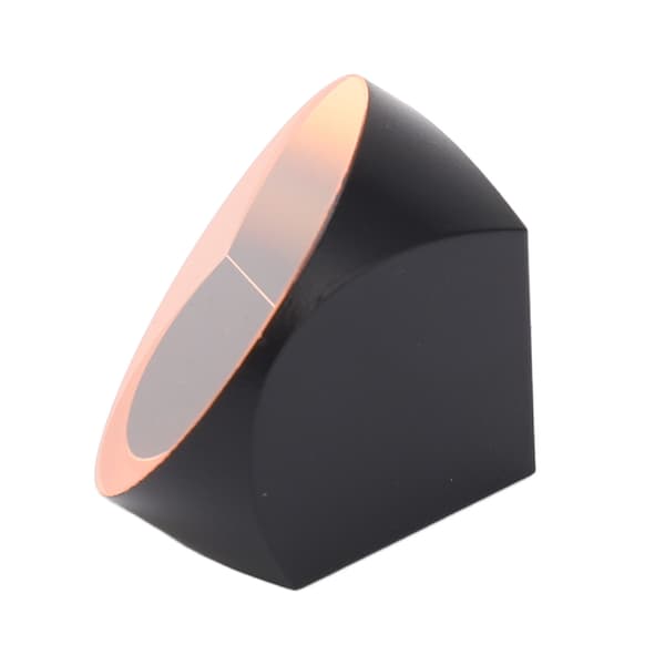 Kopparpläterad Holografisk Prismakub Trihedral Retroreflektor Optiskt Glas 25,4 mm
