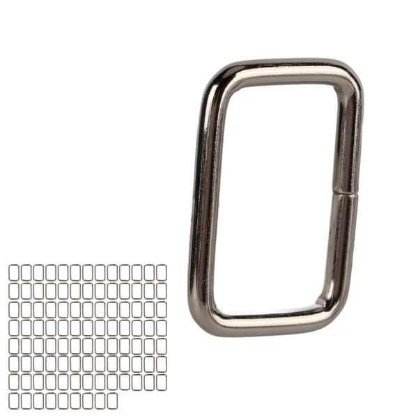 Firkantede metalspænder DIY syhardware 100 stk.