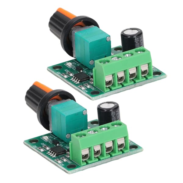 2 Set PWM DC Motor Hastighetsregulator 1.8V-12V för Fläktpump