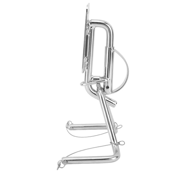 Quick Release Snap Davits Sæt 304 Rustfrit Stål Instant Lock Davits System Marine Hardware til Yachts Både med Hvide Armlæn