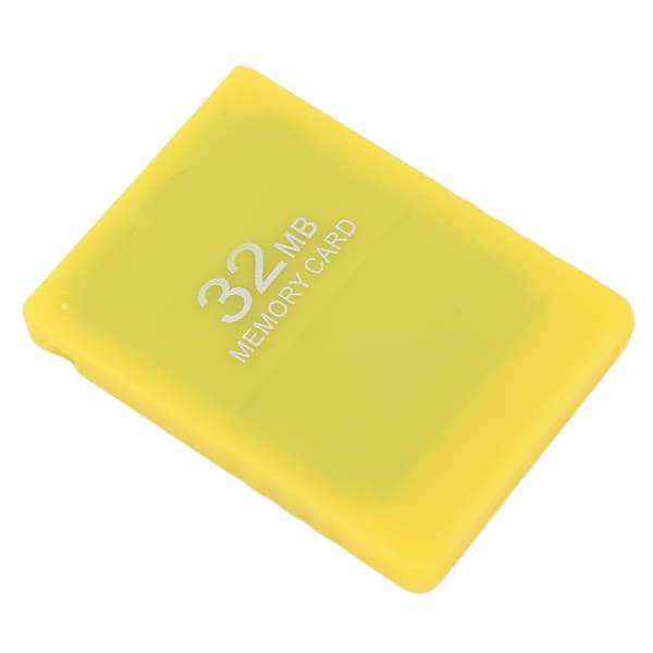 32MB höghastighets FMCB 1.966 minneskort PS2 datalagring gul