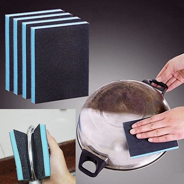 3 kpl Diamond Sand Magic Sponge Kalkinpoisto Keittiön kodinpuhdistusharja