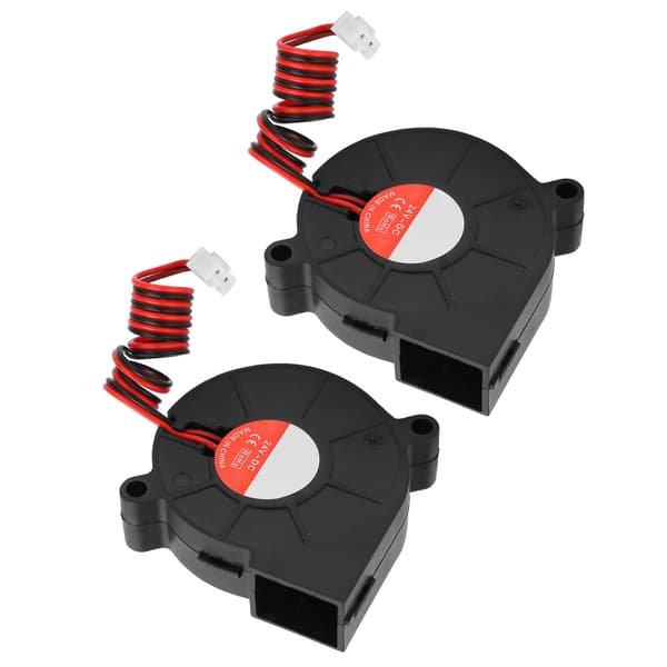 Ender 3 3D-skrivare Tyst Kylfläkt 2ST 50x50x15mm DC24V