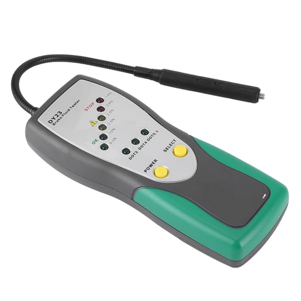 Digital bremsevæsketester til biler med 30 mm svanehals-probe og dobbelt alarmsystem