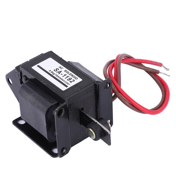 AC Solenoid Elektromagnet Push Pull 220VAC 7.8N 10mm Slaglængde SA-1192