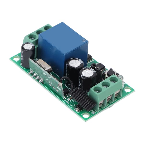 Mini Relé Trådløs Bryter DC 24V 1CH 10A Universell Læringskode Mottaker for Lys