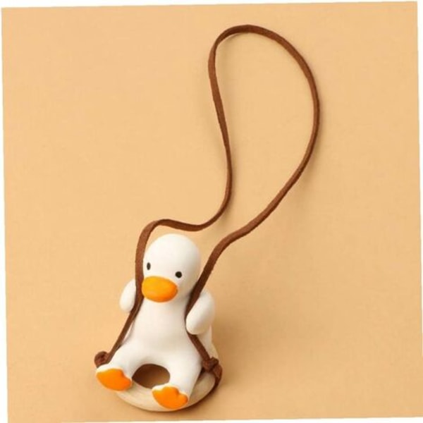 Swinging Duck Auton riippukoriste, söpö Swing Duck on auton peiliriipus