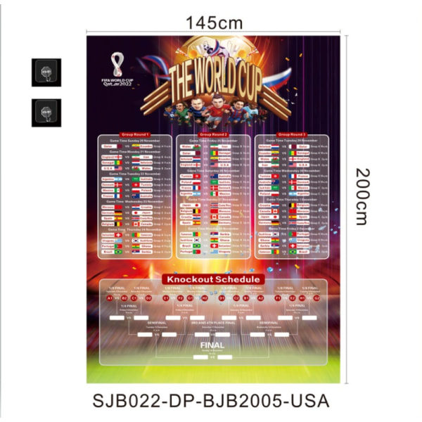 Tarr World Cup-schema (SJB022-DP-BJB2001-USA)