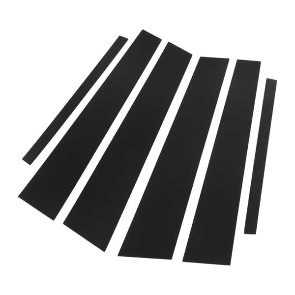 Side Pillar Post Trim 4D Style Gloss Black Erstatning til Accord Sedan 9. generation 2013-2017