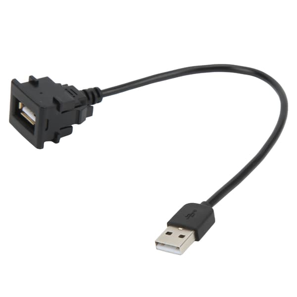 Bil Ledning USB Udgang Forlænger Han til Hun Multipel Beskyttelse 12V‑30V Input Erstatning for Camry Prius