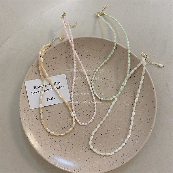 Halskæde Shell Daily Outfit Modesmykker Ac1255