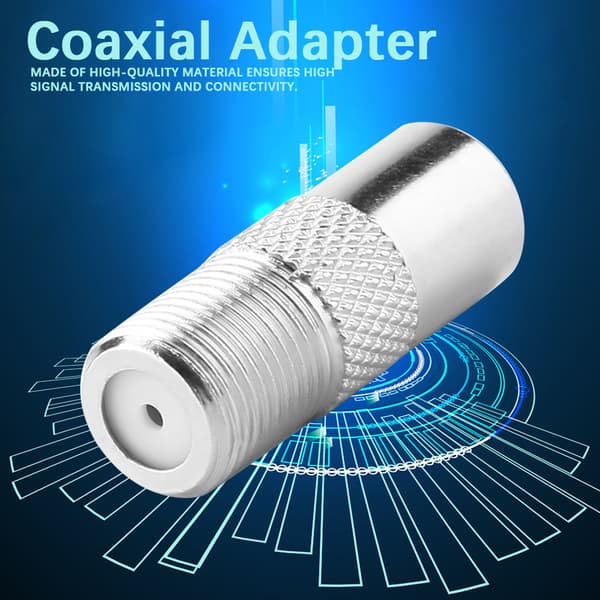 Satellit-TV Koaksial RF-antenneadapter - 5 stk F hun til PAL han