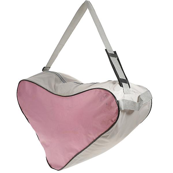 Mesh stoftaske Skating Triangle Bag Skuldertaske Højkapacitetspakke (pink)