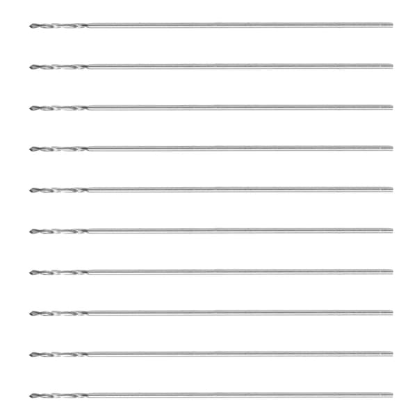 Lite Lige Skaft Perlebor Sæt 10 stk. 0,3 mm K10