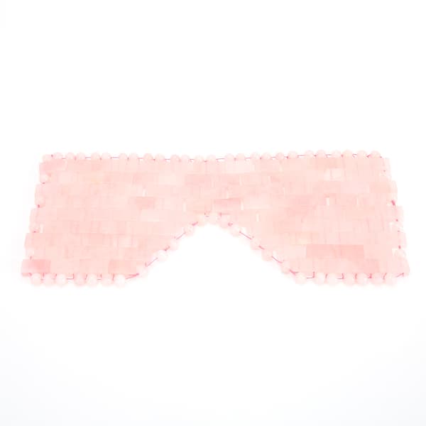Jade Stone Rose Quartz Kald Terapi Øyemaske Massasjeapparat