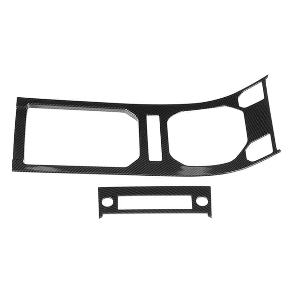2 stk. kulfiber-stil midterkonsol gearpanel til Land Rover Range Rover Evoque 12-17