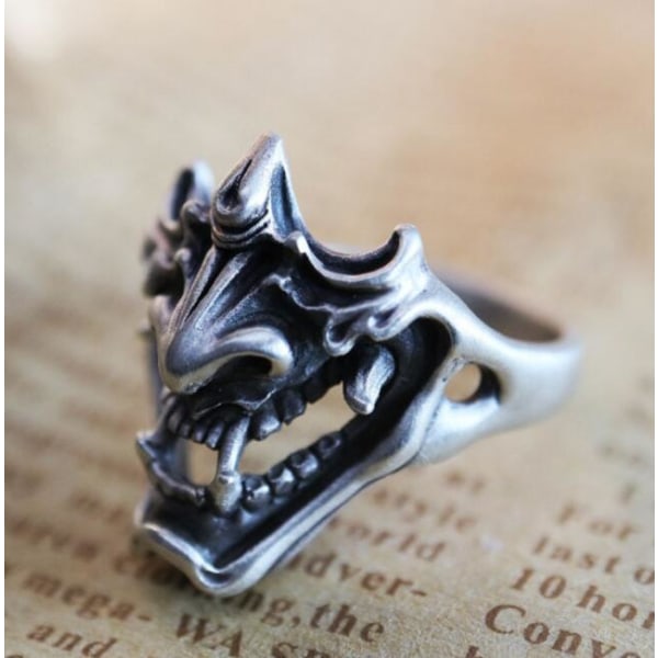 Legering Devil Ring Vintage Geometric Open Justerbar Ring