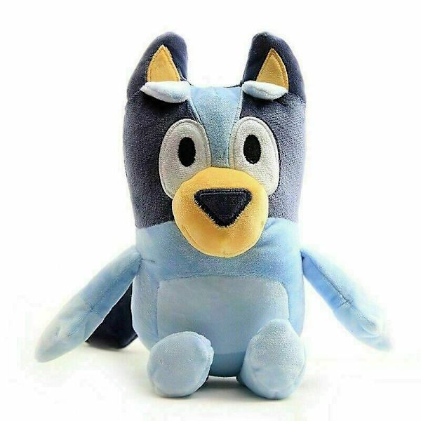 Bluey And Bingo Dog Friends Plyschleksak 28 cm stoppad docka blue