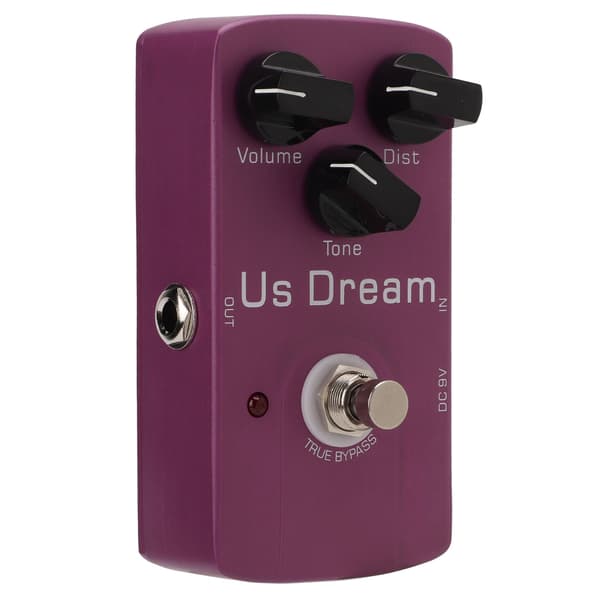 Distortion Effect Analog Tube Speaker Guitar Monoblock Distortion Pedal med True Bypass 10mA
