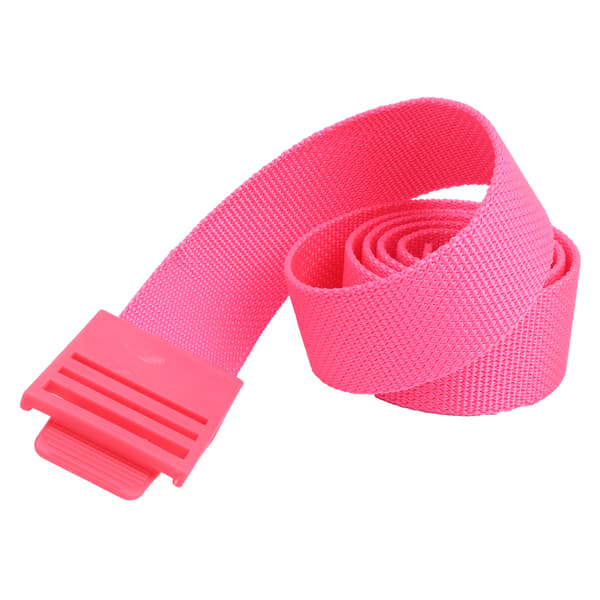 150 cm slitesterk nylon webbing midjebelte med plastspenne, tilbehør rosa